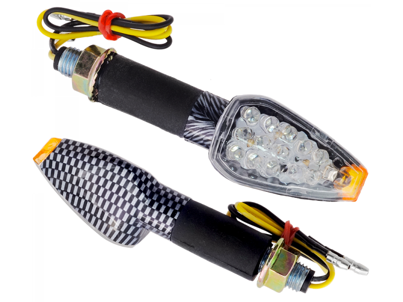 Universal indicators MRT-008, LED (14 LEDs) Carbon color (E-mark)