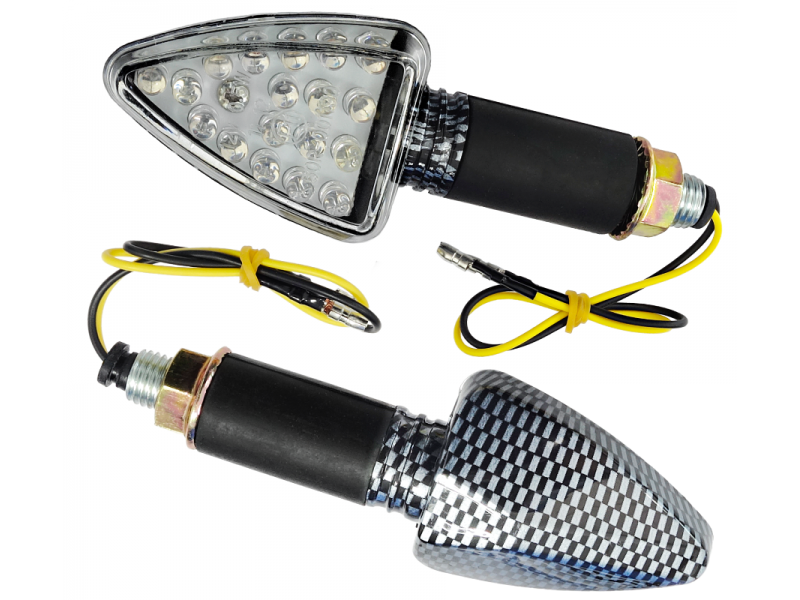 Universal indicators MRT-007, LED (13 + 2 LEDs), Carbon (E-mark)