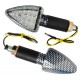 Universal indicators MRT-007, LED (13 + 2 LEDs), Carbon (E-mark)