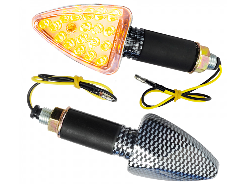 Universal indicators MRT-007, LED (13 + 2 LEDs), Carbon (E-mark)
