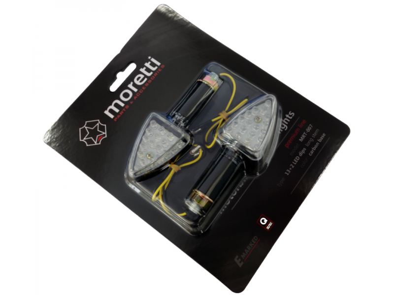 Universal indicators MRT-007, LED (13 + 2 LEDs), Carbon (E-mark)