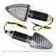 Universal indicators MRT-007, LED (13 + 2 LEDs), Carbon (E-mark)