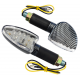 Universal indicators MRT-001, LED (15 LEDs) Carbon color (E-mark)