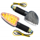 Universal indicators MRT-001, LED (15 LEDs) Carbon color (E-mark)