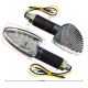 Universal indicators MRT-001, LED (15 LEDs) Carbon color (E-mark)