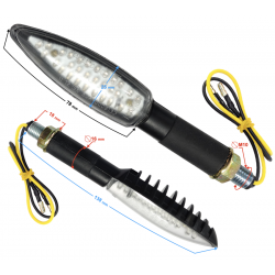 Universal indicators MRT-082, LED (30 Diodes) black, (E-mark)