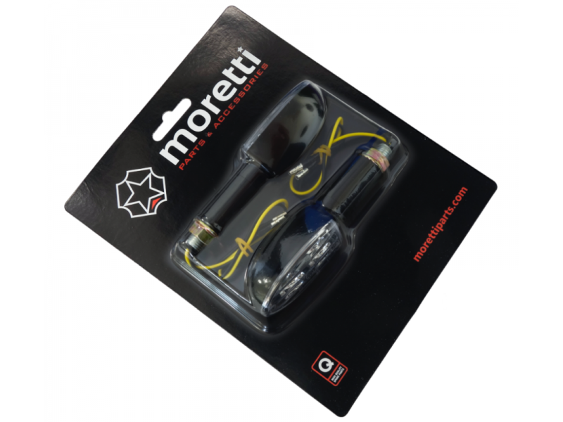 Universal indicators MRT-046, LED (12 SMD-Diodes) black, (E-mark)