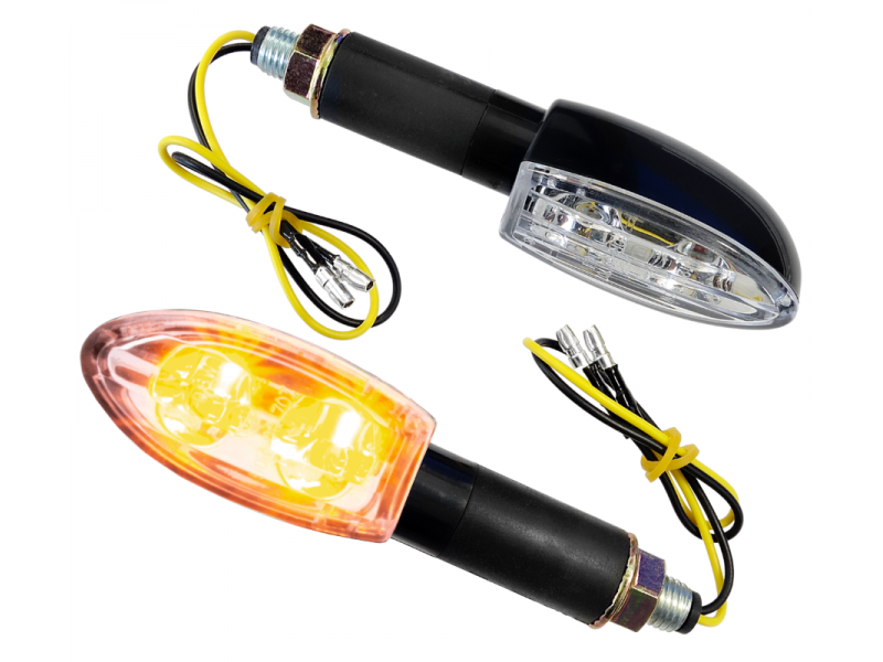 Universal indicators MRT-046, LED (12 SMD-Diodes) black, (E-mark)