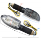 Universal indicators MRT-046, LED (12 SMD-Diodes) graphite, (E-mark)