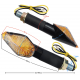 Universal indicators MRT-065, LED (12 SMD -Diodes) black, (E-mark)