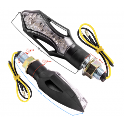 Universal indicators MRT-098, LED, black, (E-mark)