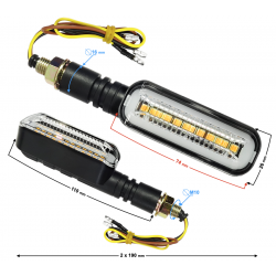 Universal indicators MRT-100, led, black, (E-mark)