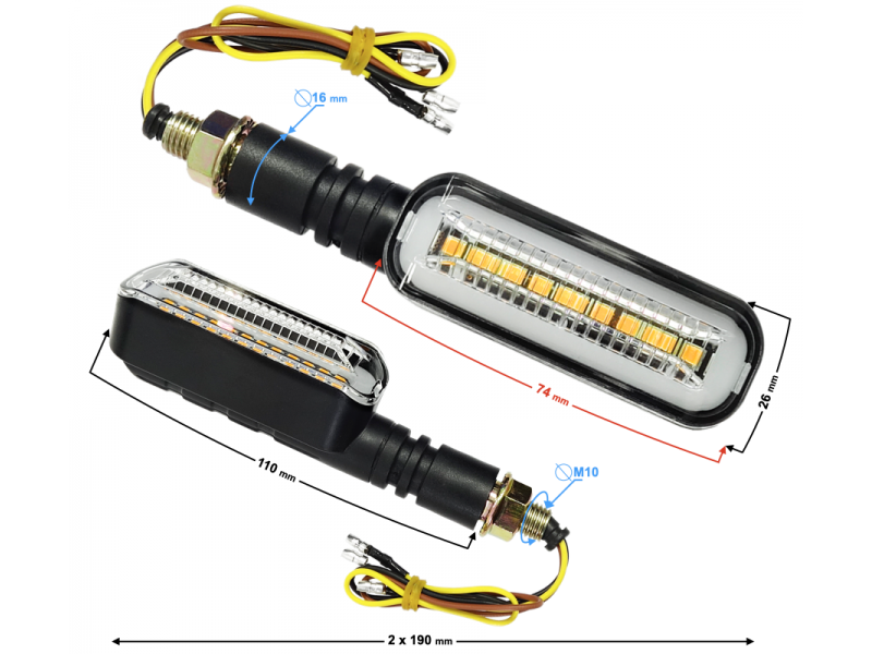 Universal indicators MRT-100, led, black, (E-mark)