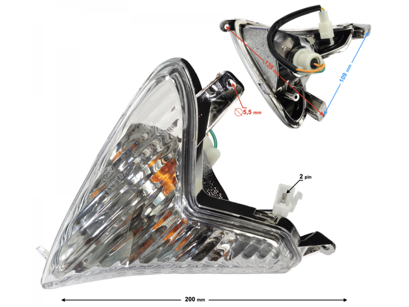 Left front indicator Falcon 50 Falcon 125 2