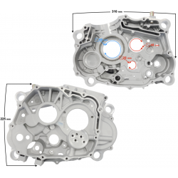 Engine crankcase right NXT300