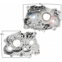 Engine crankcase left NXT300