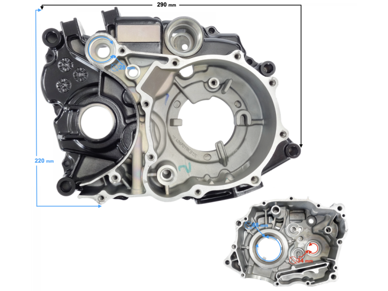 Left Crankcase NXT150