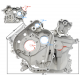 Engine cover right Hisun Tactic 550 Engine cover right Hisun Tactic 550