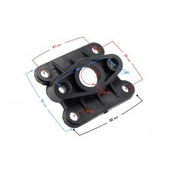 Carburetor suction connector for Pocket Bike moped