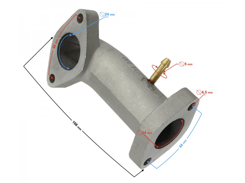 Suction connector for 130cc moped Suction connector for 130cc moped