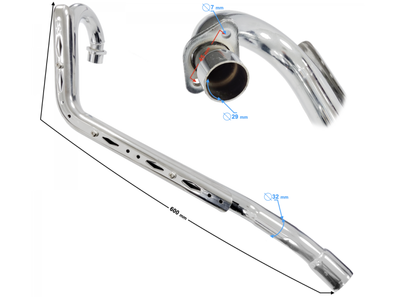 Muffler manifold NXT125 Muffler manifold NXT125