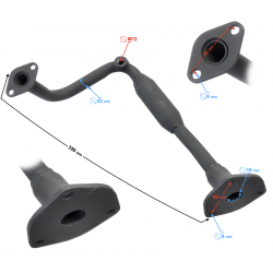 Muffler collector for Falcon 50