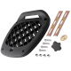 Case Moretti MR-807, 28 l, black, red reflector