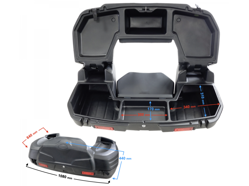 ATV top case X655