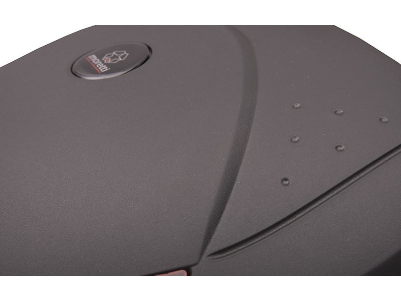Case Moretti MR-710, 30l, black, red reflector
