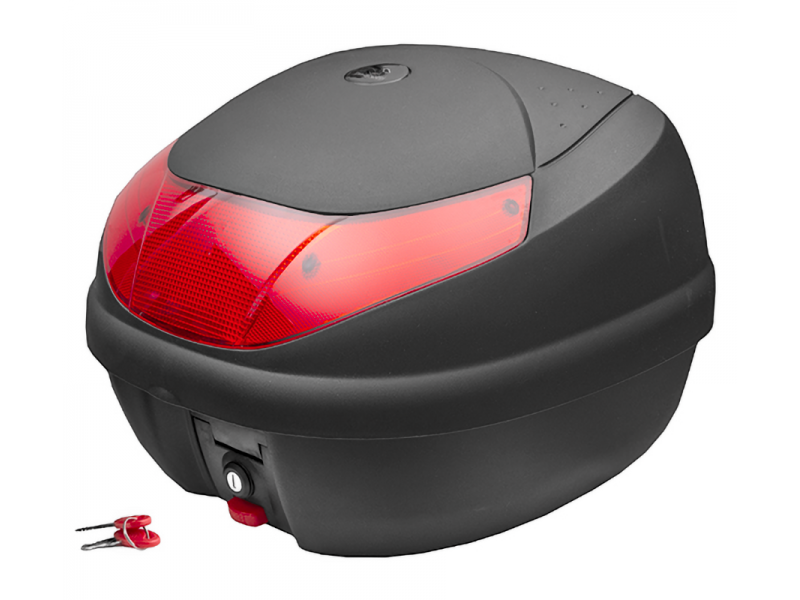 Case Moretti MR-710, 30l, black, red reflector