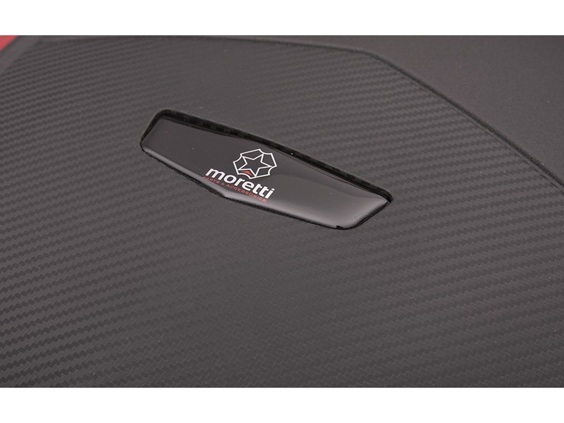 Case Moretti MR-707, 30l, black, red reflector