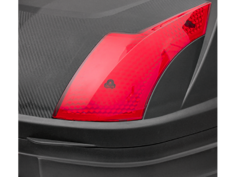 Case Moretti MR-711, 32l, black, red reflector