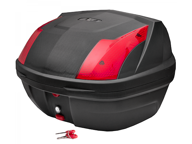 Case Moretti MR-711, 32l, black, red reflector