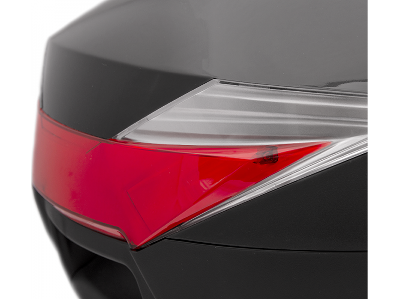 Case Moretti MR-713, 30l, black, red reflector