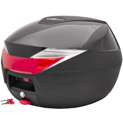 Case Moretti MR-713, 30l, black, red reflector Case Moretti MR-713, 30l, black, red reflector