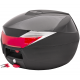 Case Moretti MR-713, 30l, black, red reflector
