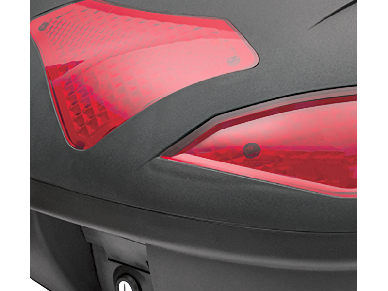 Case Moretti MR-709, 43l, black, red reflector