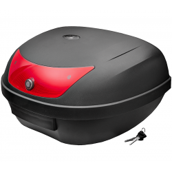 Case Moretti MR-726, 48l, black, red reflector