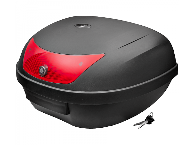 Case Moretti MR-726, 48l, black, red reflector
