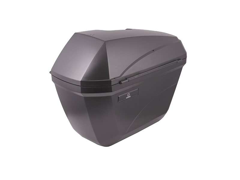 Side cases Moretti MR-B66, 23l, black, red reflector Side cases Moretti MR-B66, 23l, black, red reflector