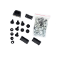 Side cases Moretti MR-B66, 23l, black, red reflector Side cases Moretti MR-B66, 23l, black, red reflector