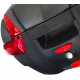 Top case Moretti, MR-888, 35l, black, red reflection