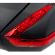 Top case Moretti, MR-888, 35l, black, red reflection