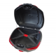 Top case Moretti, MR-898, 47l, black, red reflection