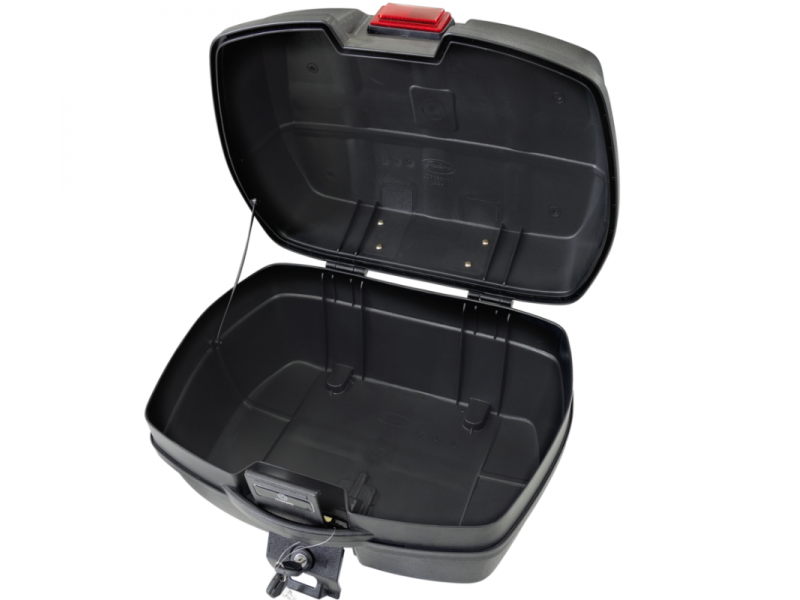 Top case Moretti, MR-688, 32l, black, red reflection Top case Moretti, MR-688, 32l, black, red reflection