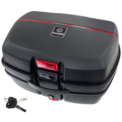 Top case Moretti, MR-688, 32l, black, red reflection