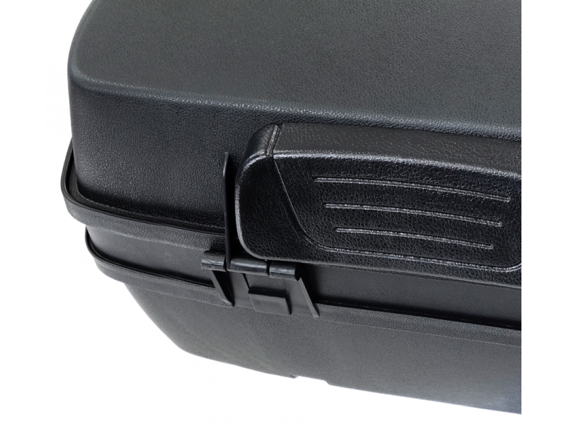 Top case Moretti, MR-698, 45l, black, red reflection