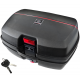 Top case Moretti, MR-698, 45l, black, red reflection