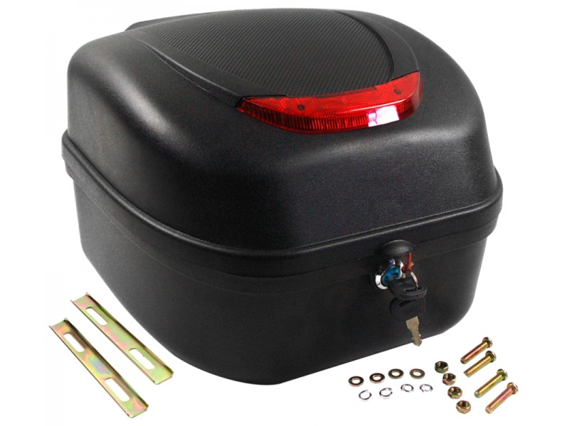 Case BTM-100, black, red reflector