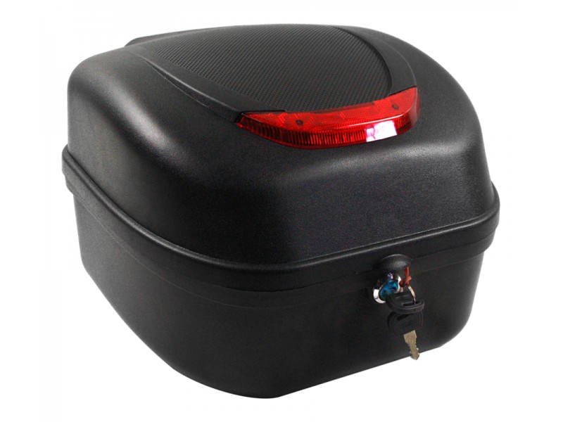 Case BTM-100, black, red reflector